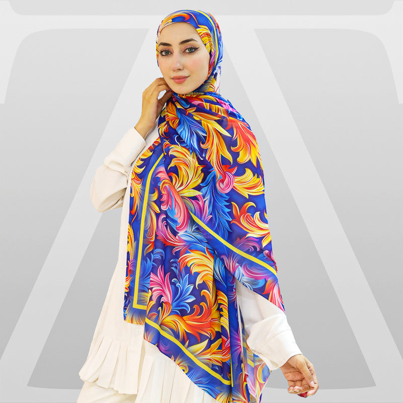 Chiffon Hijab -Printed