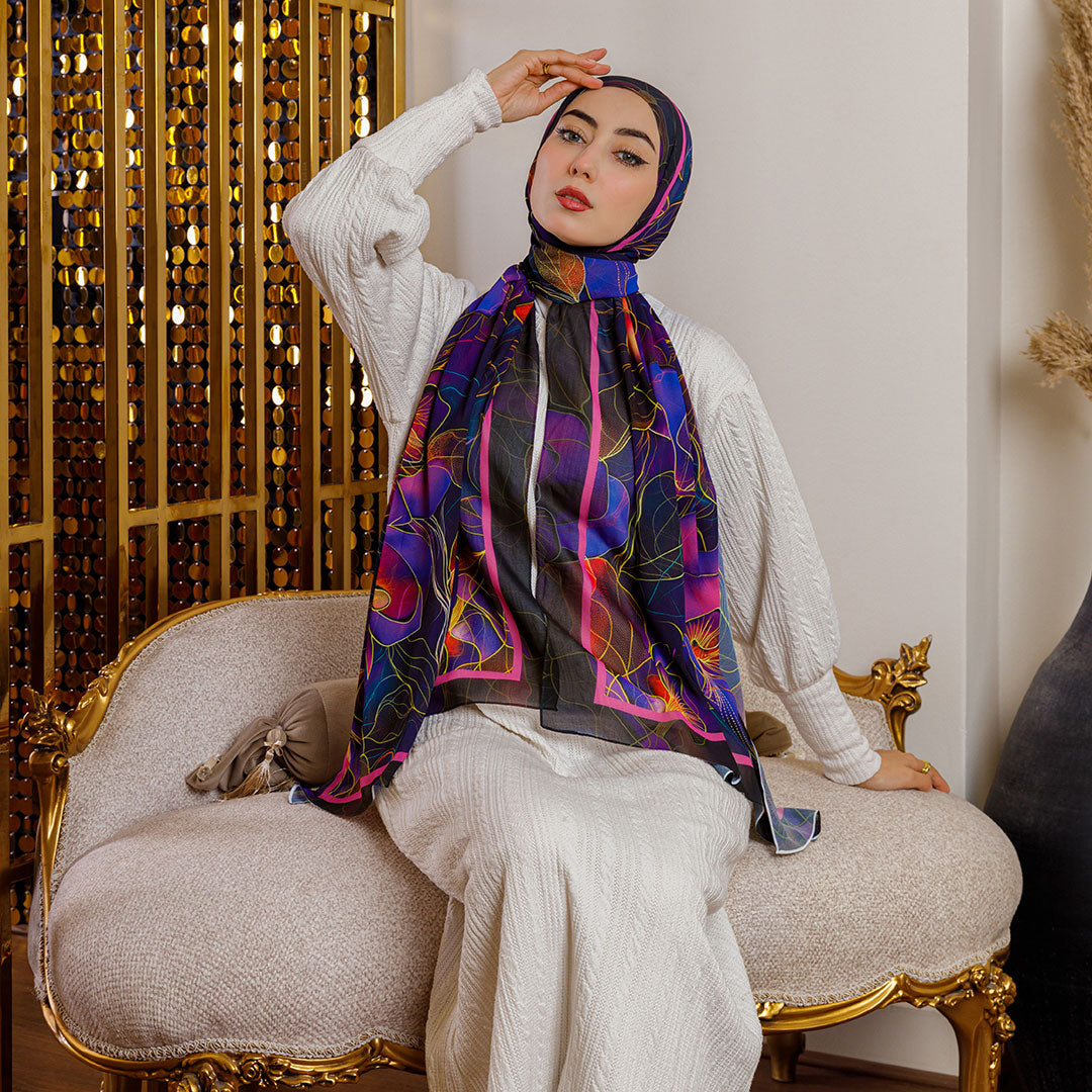 Chiffon Hijab -Printed