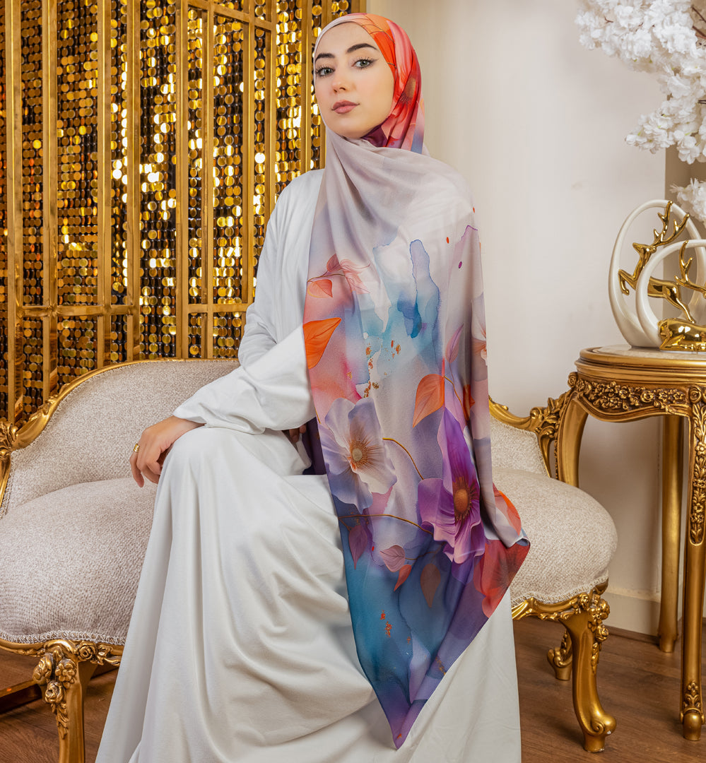 Chiffon Hijab -Printed