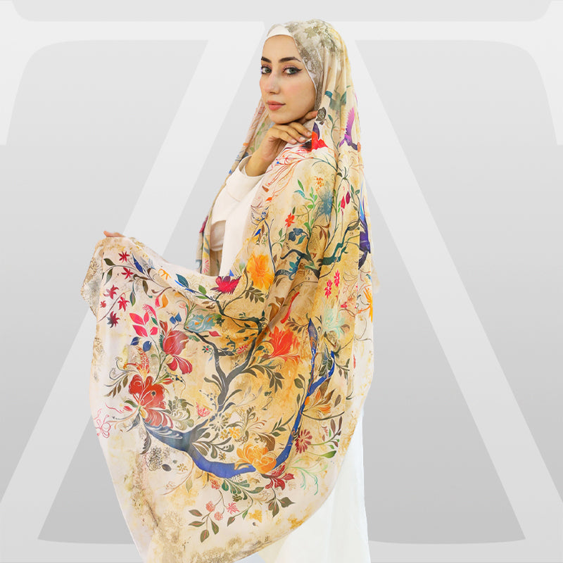 Chiffon Hijab -Printed