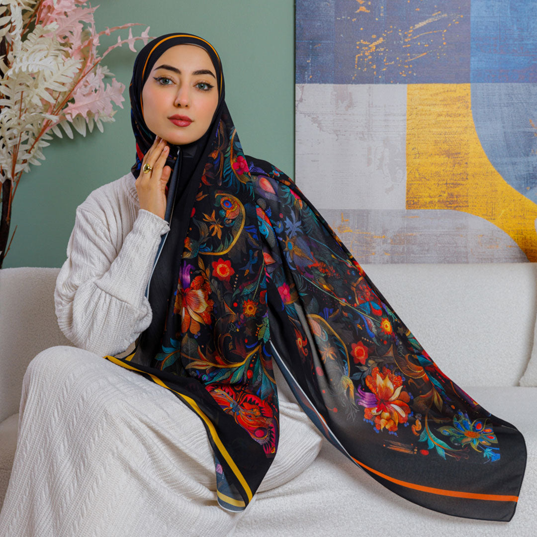 Chiffon Hijab -Printed