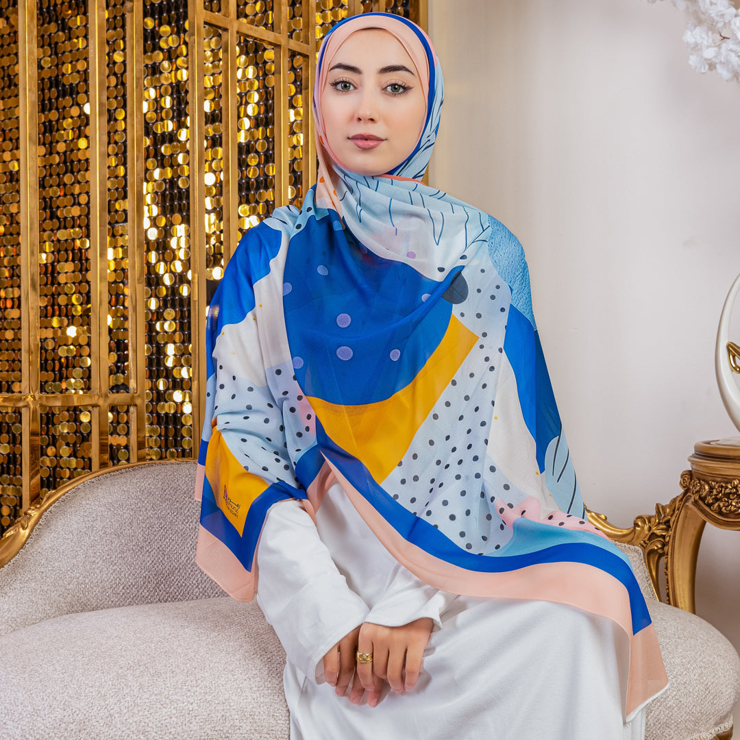 Chiffon Hijab -Printed
