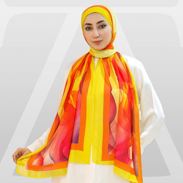 Chiffon Hijab -Printed