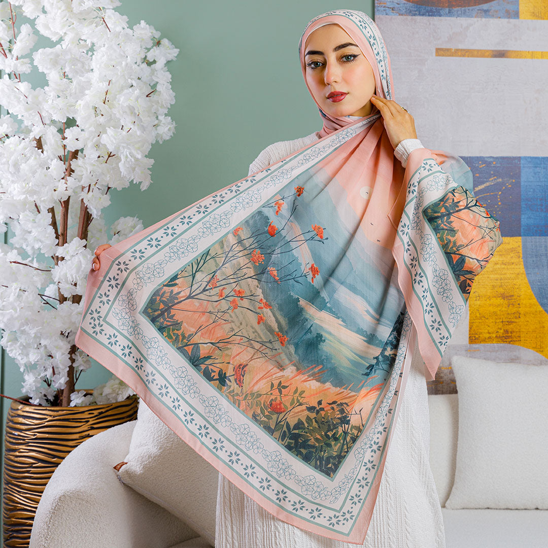 Chiffon Hijab -Printed