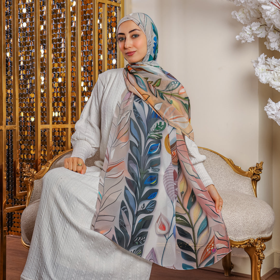 Chiffon Hijab -Printed
