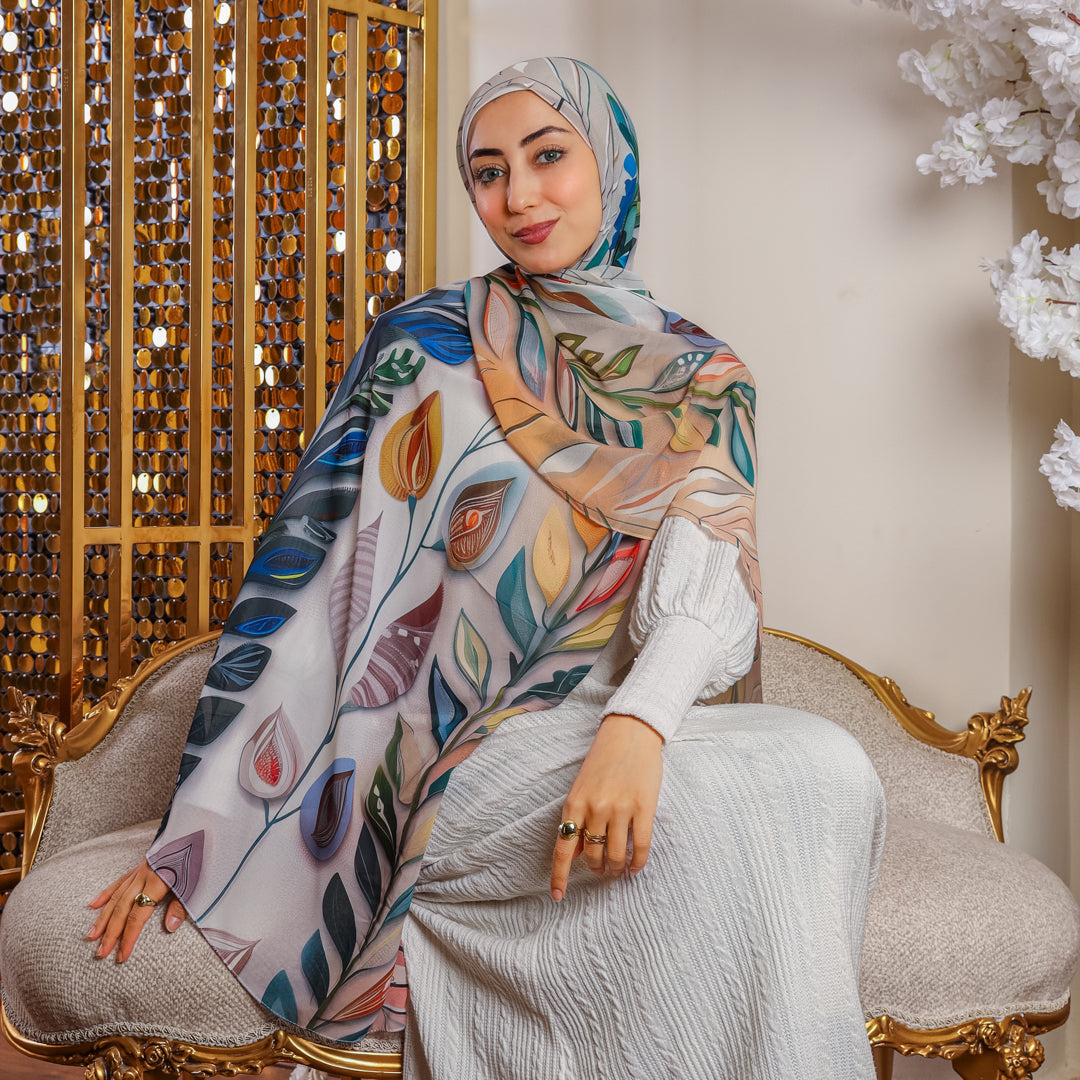 Chiffon Hijab -Printed
