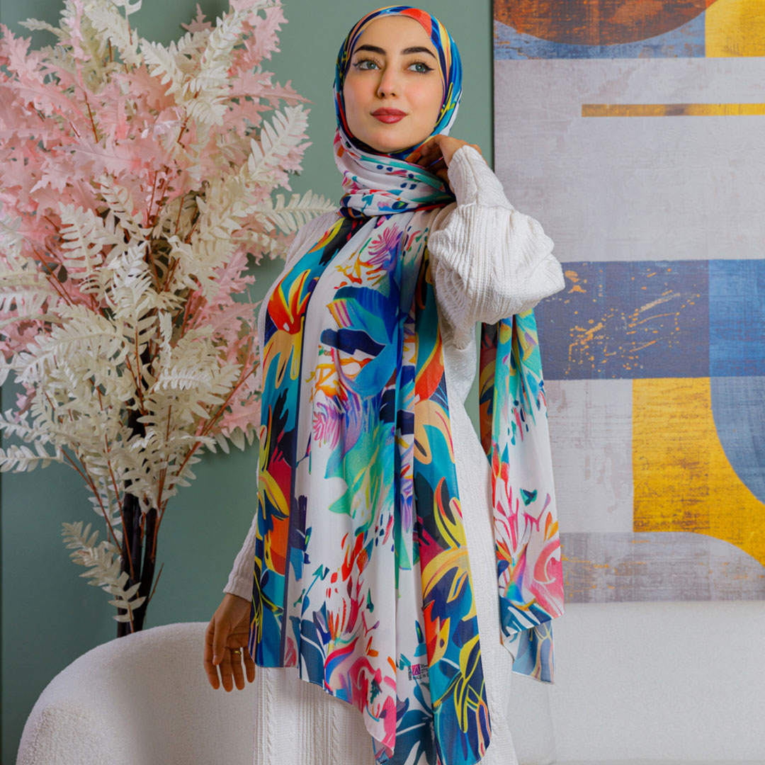 Chiffon Hijab -Printed
