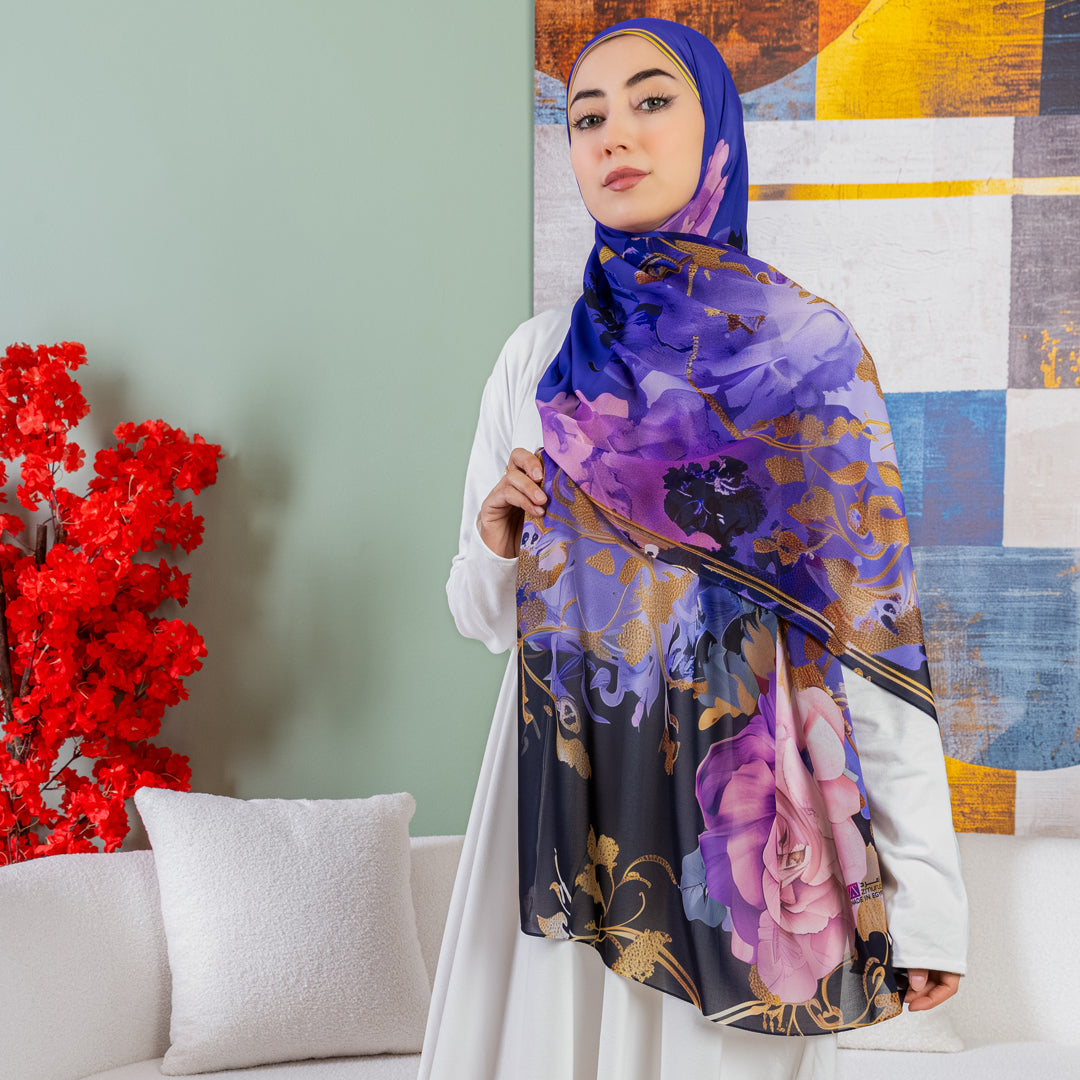 Chiffon Hijab -Printed