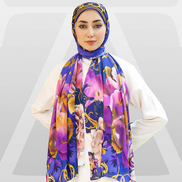 Chiffon Hijab -Printed