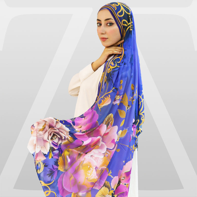 Chiffon Hijab -Printed