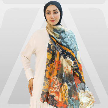 Chiffon Hijab -Printed