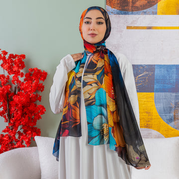 Chiffon Hijab -Printed