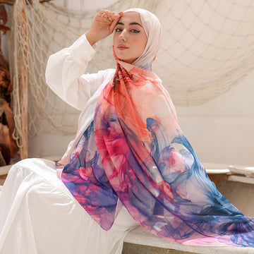 Chiffon Hijab -Printed