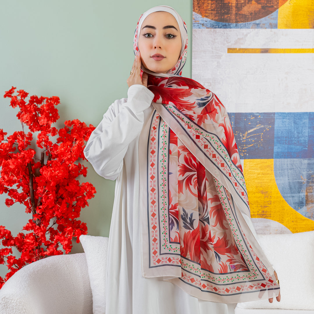 Chiffon Hijab -Printed