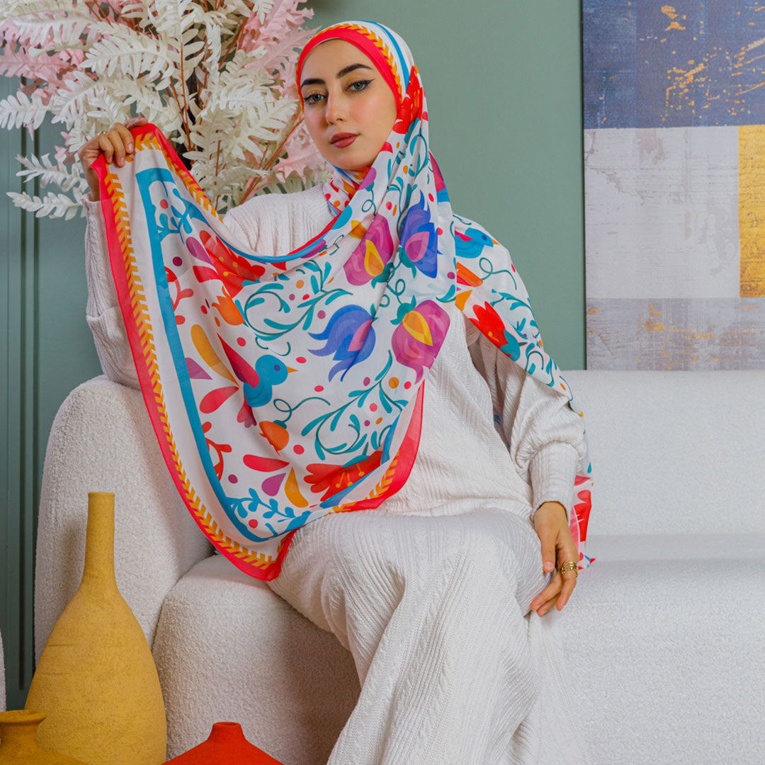 Chiffon Hijab -Printed