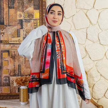 Chiffon Hijab -Printed