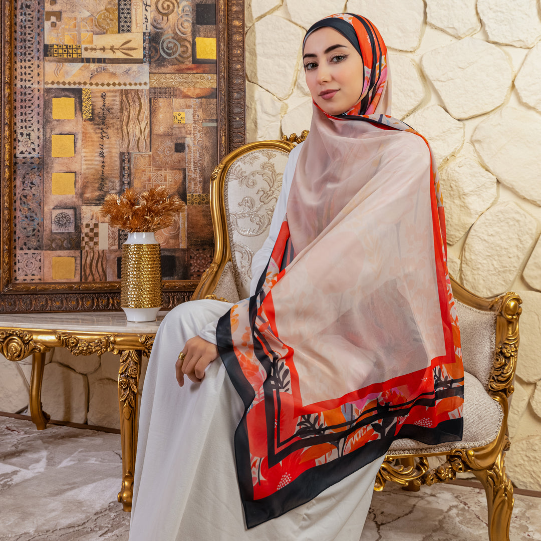 Chiffon Hijab -Printed