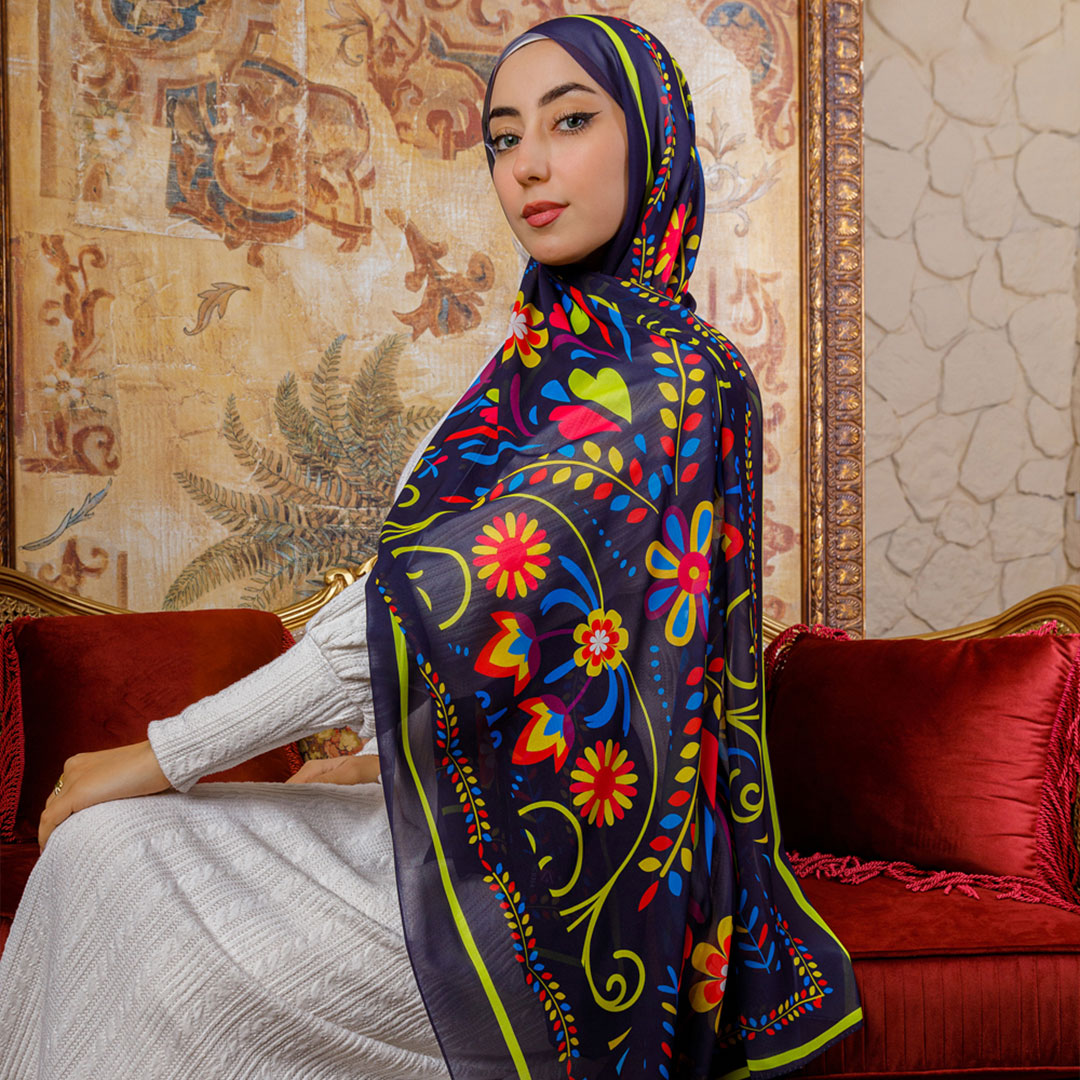 Chiffon Hijab -Printed