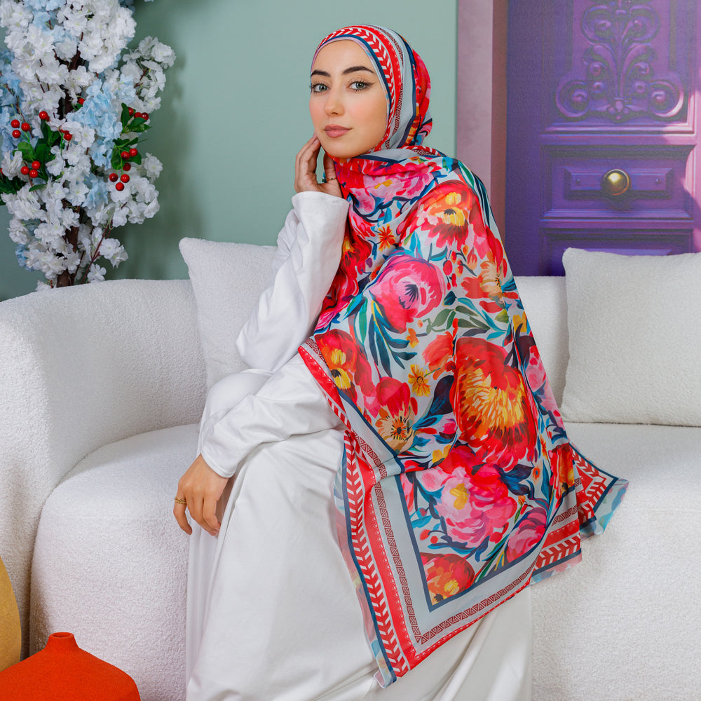 Chiffon Hijab -Printed