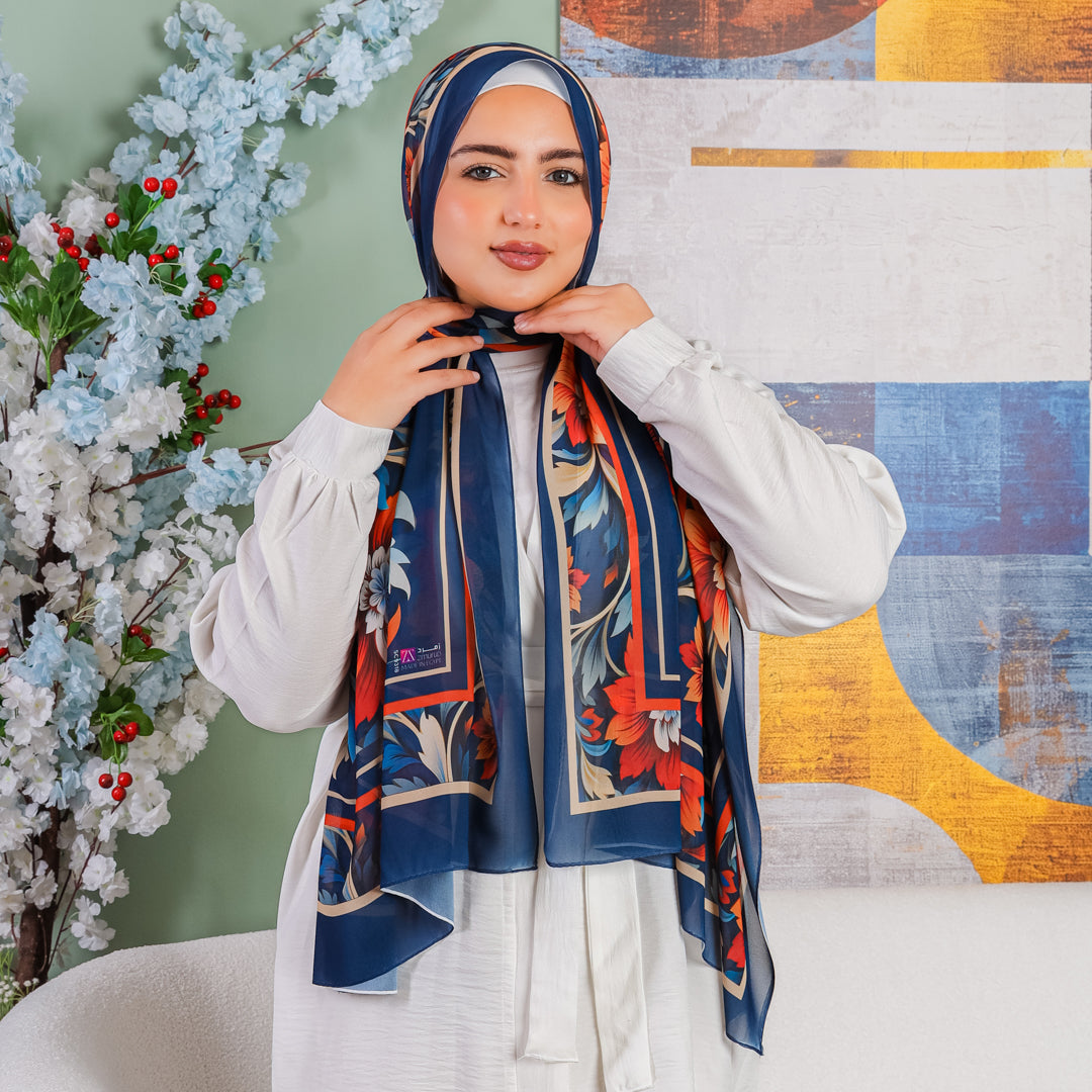 Chiffon Hijab -Printed
