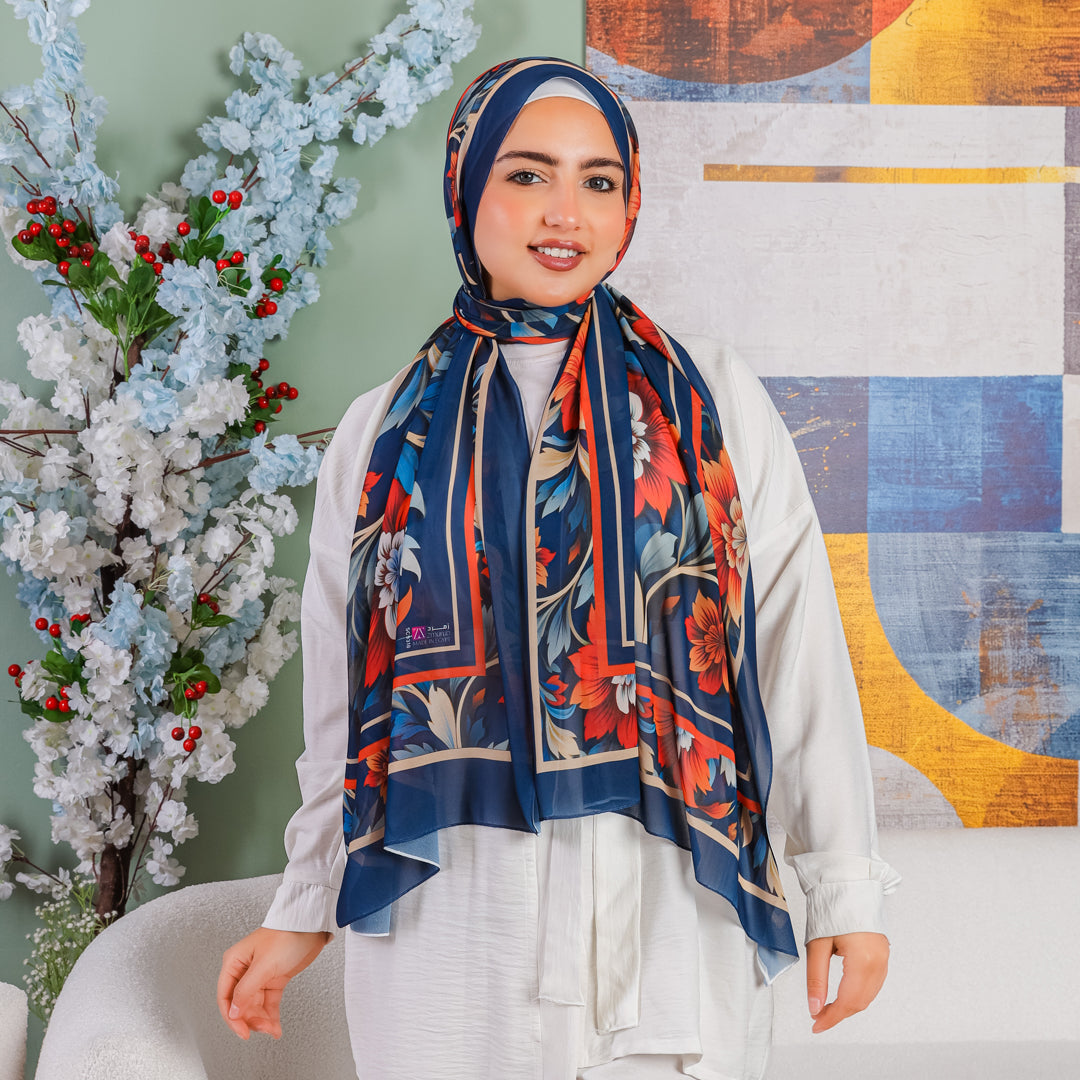 Chiffon Hijab -Printed