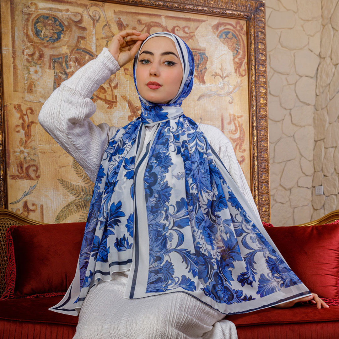 Chiffon Hijab -Printed