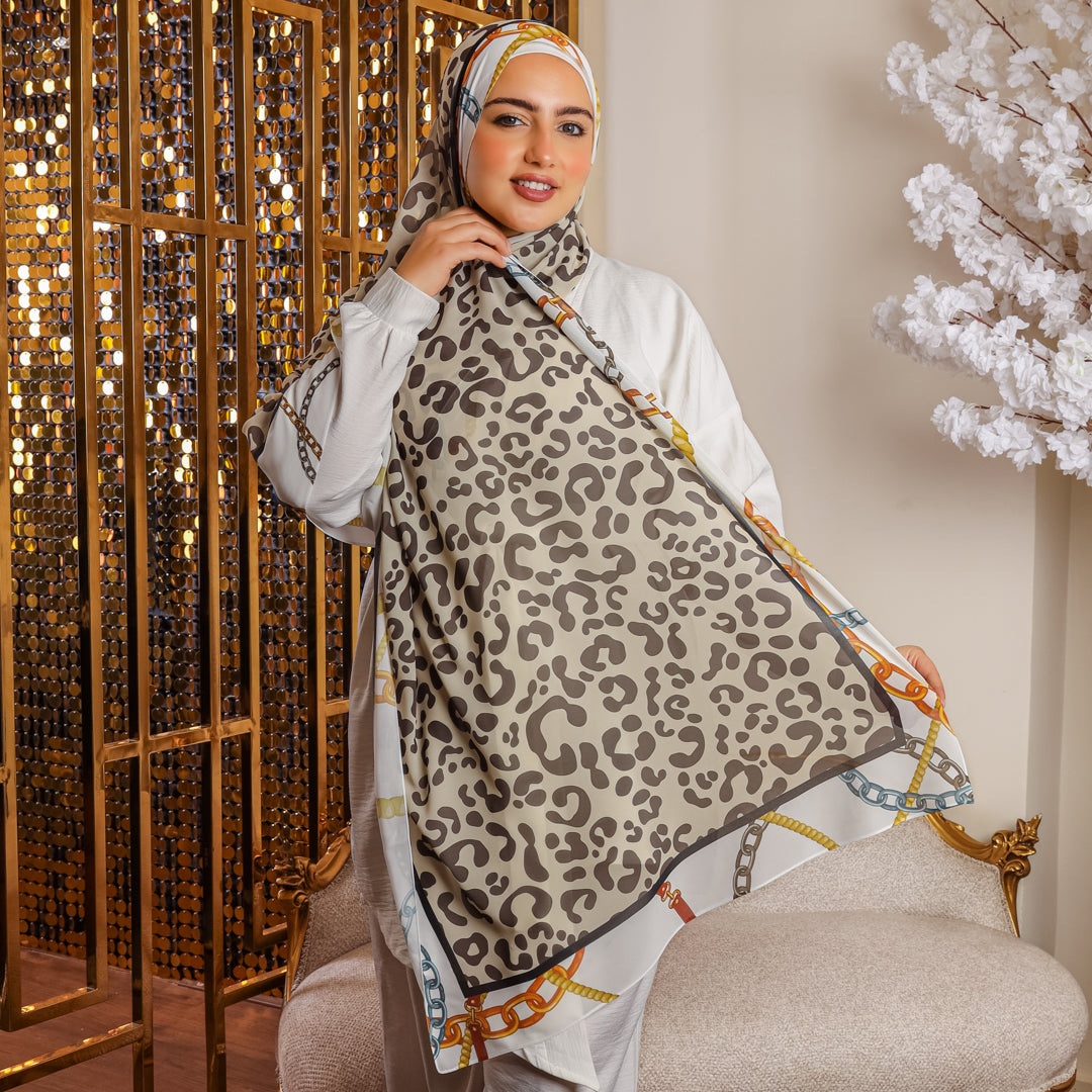 شيلة شيفون - مطبوع