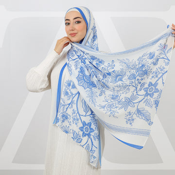 Mini Chiffon Hijab -Printed
