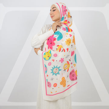 Mini Chiffon Hijab -Printed