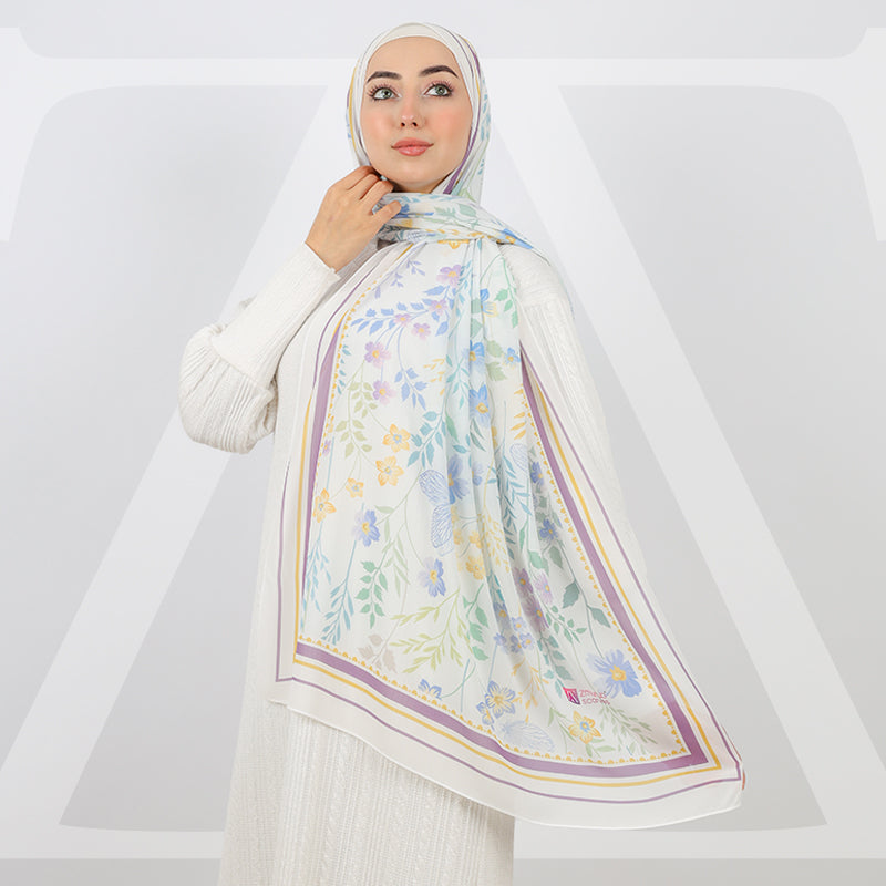Mini Chiffon Hijab -Printed
