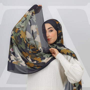 Mini Chiffon Hijab -Printed