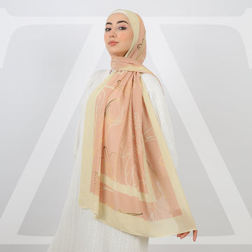 Mini Chiffon Hijab -Printed