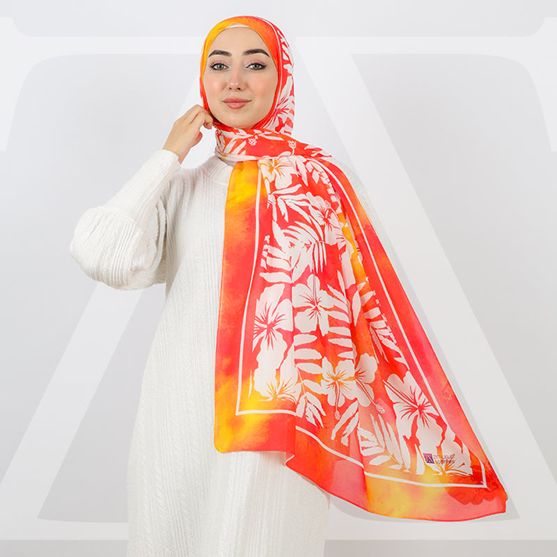 Mini Chiffon Hijab -Printed
