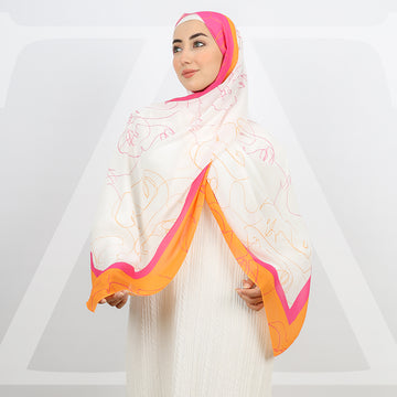 ميني شيلة شيفون - مطبوع