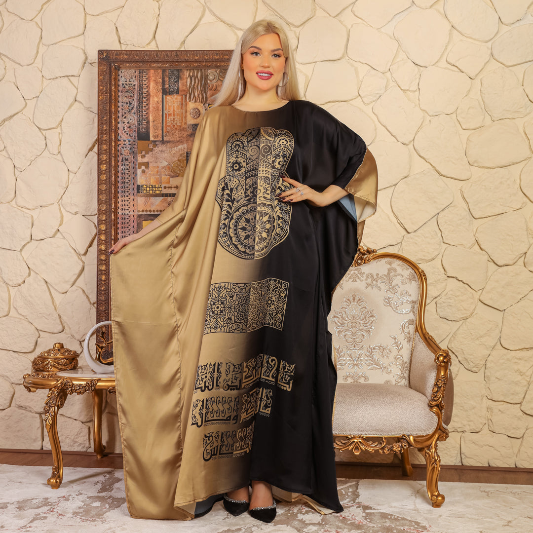 چلابية دبي حرير ستان - مطبوع
