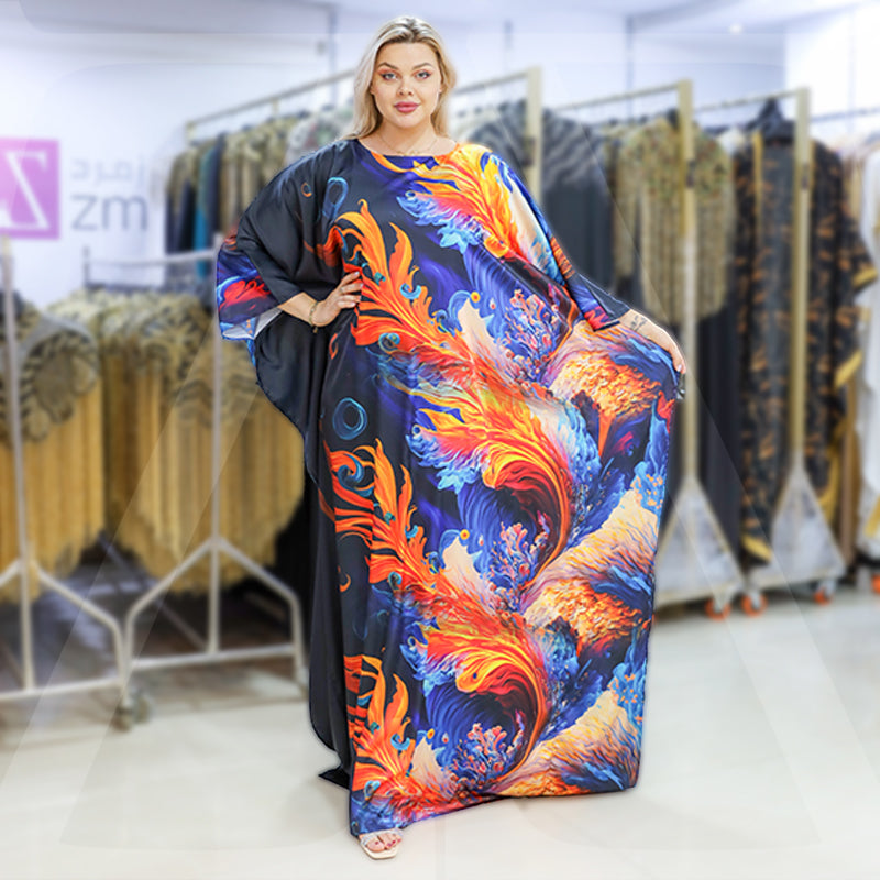 چلابية حرير ستان - مطبوع