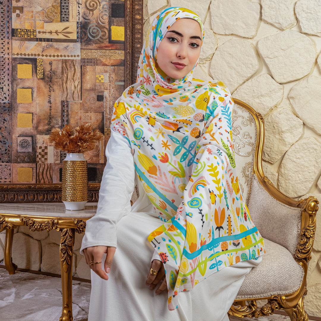 شيلة شيفون - مطبوع