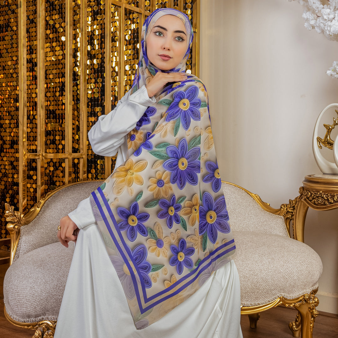 Chiffon Hijab -Printed