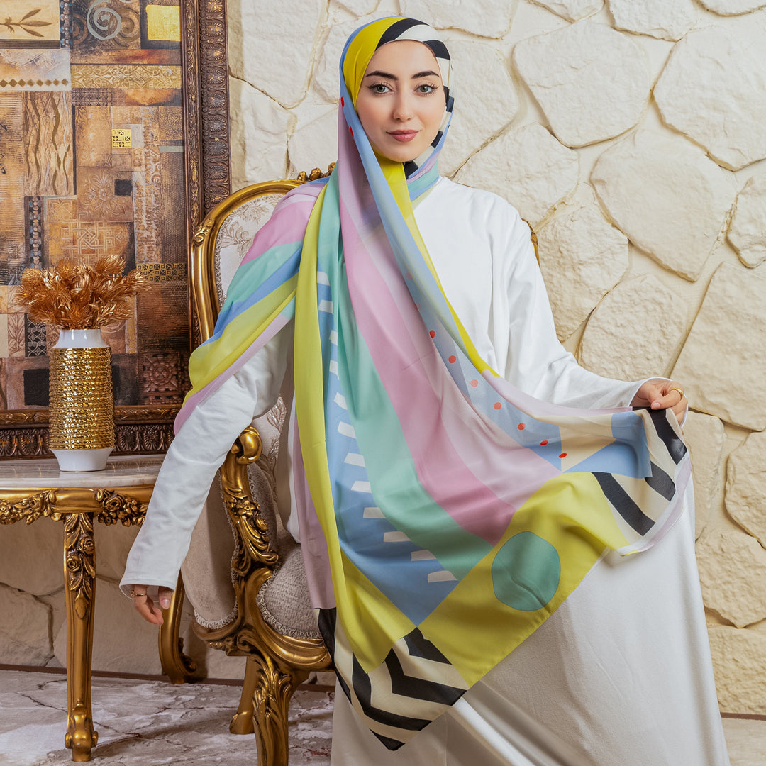Chiffon Hijab -Printed