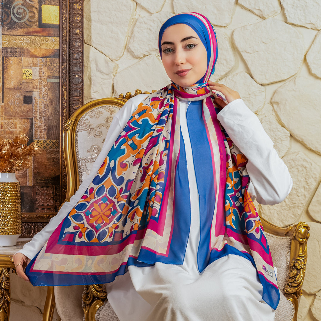 Chiffon Hijab -Printed