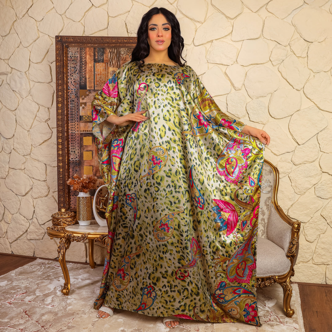 چلابية دبي حرير ستان - مطبوع