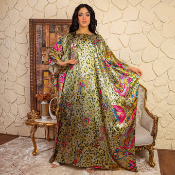 چلابية دبي حرير ستان - مطبوع