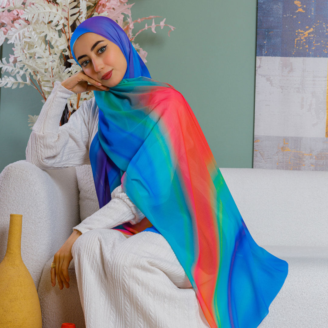 Chiffon Hijab -Printed
