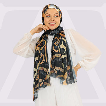 شيلة شيفون - مطبوع