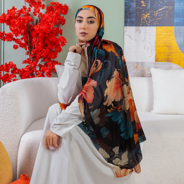 Chiffon Hijab -Printed