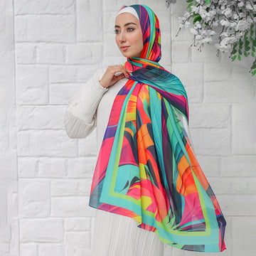 شيلة شيفون - مطبوع