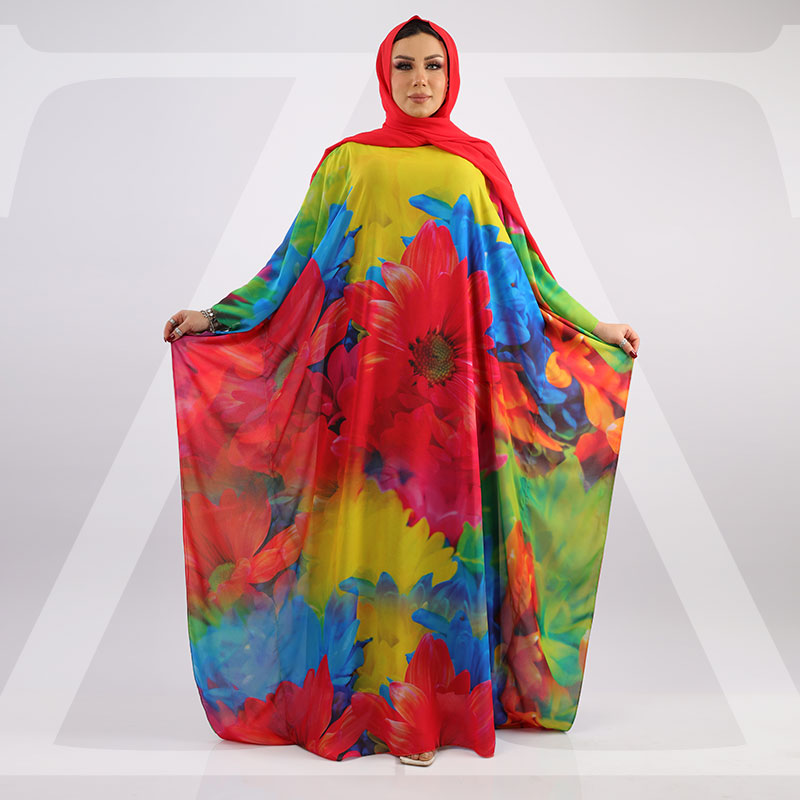Dubai Chiffon Jalabiya- Printed
