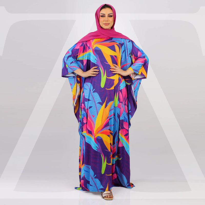 Dubai Jersey Jalabiya- Printed