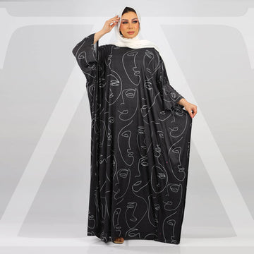 Dubai Jersey Jalabiya- Printed