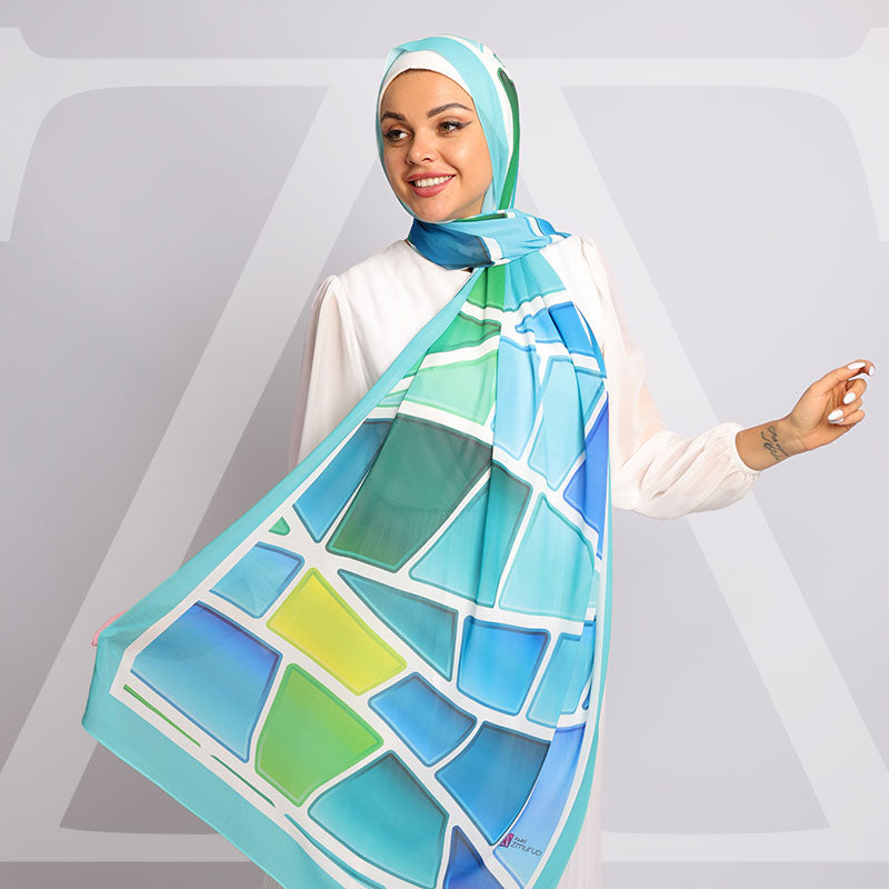 Chiffon Hijab -Printed